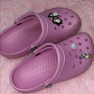 Pink Crocs